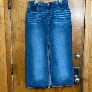 Denim skirts